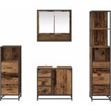  Set namještaja za kupaonicu 4 kom. Staro drvo 65 x 33 x 60 cm | shoptok.hr