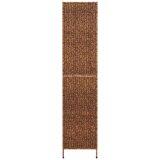 Sobna pregrada s 4 panela smeđa 163 x 180 cm od vodenog zumbula | shoptok.hr
