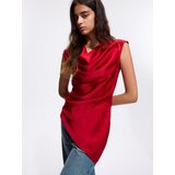 Reserved Bluza s asimetričnim dnom - crvena Cijene