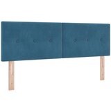 vidaXL Vzglavje s gumbi, temno modro, 140 cm, žamet, (22008397) Cene
