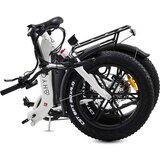 Hygge Bikes vester step 2025 - zložljivo električno kolo s širokimi pnevmatikami 48V 14Ah - heron bela, (21814269) | Shoptok.si