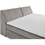 MID.YOU POSTELJA BOXSPRING 200 cm x 240 cm , tekstil, leseni material sivorjava | Shoptok.si