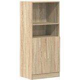 vidaXL Komplet kuhinjskih omaric 3-delni sonoma hrast inženirski les | Shoptok.si