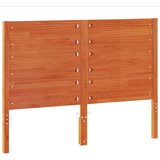vidaXL Vzglavje voščeno rjava 135 cm trdna borovina | Shoptok.si