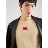 Hugo Sweater majica 'Diragol212' bež / neonsko crvena / crna | shoptok.hr
