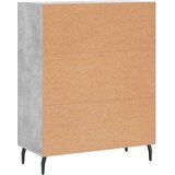  Komoda siva boja betona 69 5x34x90 cm od konstruiranog drva | shoptok.hr