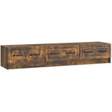 TV omarica Dimljen hrast 147 x 34,5 x 27 cm Inženirski les, (5000210689) | Shoptok.si