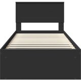  Okvir za krevet Crna 90 x 200 cm Konstruirano drvo | shoptok.hr
