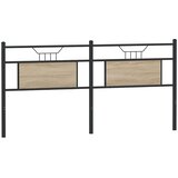  Uzglavlje boja hrasta sonome 180 cm konstruirano drvo i čelik | shoptok.hr