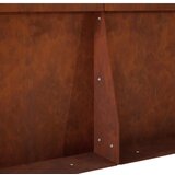  Zid za zadržavanje 2 kom. 50 x 50 x 50 cm Otporni čelik Rđa - Otporni čelik 50 x 50 x 50 cm 2 x 270° kut | shoptok.hr