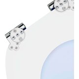  Toaletni pokrov s tiho zaporo 2 pcs Modra 44 x 38 cm MDF plošča, (5000207975) | Shoptok.si