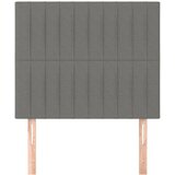  Uzglavlje tamno sivo 90x5x118/128 cm tkanina | shoptok.hr