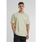 Urban Classics Men's T-shirt UC Weavy Logo Heavy Oversized sand Cene