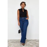 Trendyol Ženske pantalone TBBSS24CJ00003, Plave | Eponuda.com