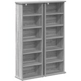 Cd ormar 2 kom. Siva Sonoma 60 x 17 x 92 cm Konstruirano drvo | shoptok.hr