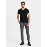 Ombre BASIC men's classic cotton T-shirt with a crew neckline - black | shoptok.hr