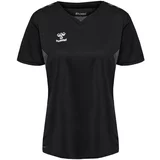 Hummel Tehnička sportska majica 'AUTHENTIC' siva / crna / bijela
