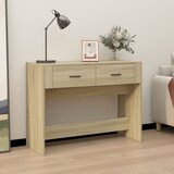 vidaXL Klubska mizica sonoma hrast 100x39x75 cm inženirski les Cene