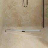 Tuš kanal 2-u-1 sa 360° sifonom Srebrno 90 cm | shoptok.hr