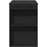 vidaXL Barski stol crni 102x70x103,5 cm od konstruiranog drva | shoptok.hr