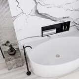 Rea bathroom shelf 30x60 black matt | shoptok.hr