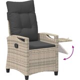  Ležaljke u vrtu 56 x 60 x 112 cm čelik - Svjetlosiva i tamnosiva | shoptok.hr