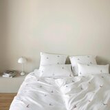 Elegante POSTELJNINA SAIL AWAY 140/200 cm mako saten bela | Shoptok.si