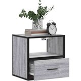 vidaXL Zidni noćni ormarići 2 kom Sivi Sonoma 40x31x39,5 cm | shoptok.hr