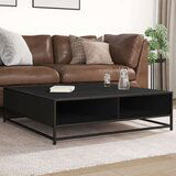 za kavu crni 100x100x30 cm Konstruirano drvo i metal | shoptok.hr