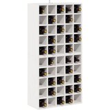  Stalak za vino 2 pcs Bijelo 56 x 25 x 56 cm Čvrsto borovo drvo | shoptok.hr
