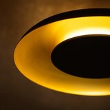  LED plafonsko svetlo PIATTINO LED/30W/230V 3000/4000/6000K prečnik 40 cm crno/zlatno | Eponuda.com