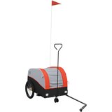  The Living Store Kolesarska prikolica črna in oranžna 30 kg železo - Kolesarska Prikolica, (21501098) | Shoptok.si