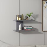 Woody Fashion walter - anthracite anthracite wall shelf