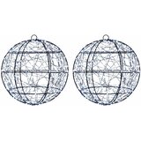  Božićni vrh svjetla 2 kom. 600 LED lampica Hladno bijela | shoptok.hr