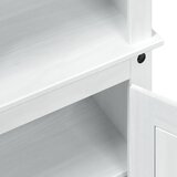  Highboard Bijelo 74 x 38 x 170 cm Čvrsto borovo drvo | shoptok.hr