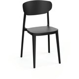 Rojaplast Crna plastična vrtna stolica Mare – | shoptok.hr