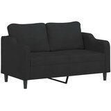  2-dijelni set sofa s jastucima crni od tkanine | shoptok.hr