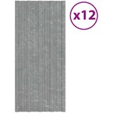 Krovni panel 12 pcs Srebrno 100 x 45 cm Pocinčani čelik - Srebrno 100 x 45 cm 12 | shoptok.hr