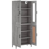  Visoka komoda siva sonome 69,5x34x180 cm od konstruiranog drva | shoptok.hr
