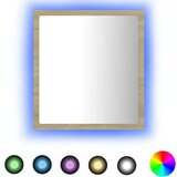 vidaXL lED kupaonsko ogledalo boja hrasta sonome 40 x 8,5 x 37 cm drvo | shoptok.hr