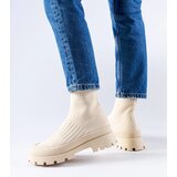 Gemre Beige sneakers with flexible upper Varden | Shoptok.si