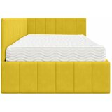  Kutni krevetni okvir s madracem 2 kom. Žuta 90 x 200 cm Baršun | shoptok.hr