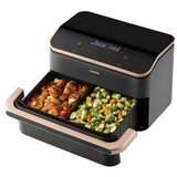 Cosori friteza na zrak dual basket twinfry chef edition crna 10 l | shoptok.hr
