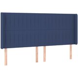 Maison Chic vzglavna omarica - nočna omarica - posteljna omarica z ušesi modro 203x16x118/128 cm blago, (21711471) Cene