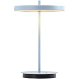 UMAGE Svetlo modra kovinska LED namizna svetilka s kovinskim senčilom (višina 31 cm) Asteria Move – | Shoptok.si