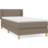 Maison Chic Box spring postelja - Vzmetna postelja z vzmetnico taupe 90x200 cm blago SL19965, (21881714) Cene