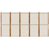Sobna pregrada s 5 panela svjetlosiva 350x180 cm | Eponuda.com