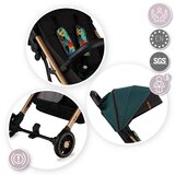 Momi kišobran kolica za bebe estelle gold green, 6m+