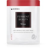 KORIKA FermentBeauty Anti-wrinkle Face Sheet Mask with Fermented Wine and Hyaluronic Acid sheet maska protiv bora s fermentiranim vinom i hijaluronsko Cijene