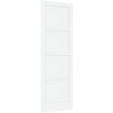 vidaXL Unutarnja vrata &#039;ORKDAL&#039;bijela 78x232x4 cm od punog bora cijene